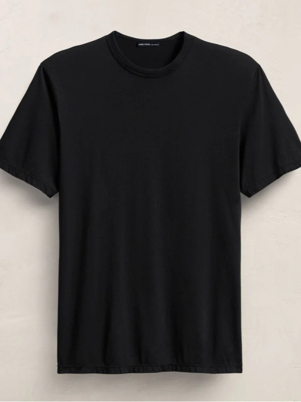 NWOT JAMES PERSE LUXE LOTUS JERSEY TEE IN BLACK